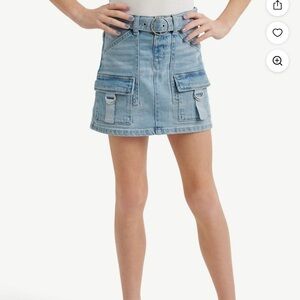 Justice Girls Denim Cargo Skirt Sizes 10